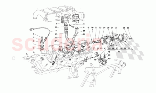 Part Diagram for Ferrari 138735/A
