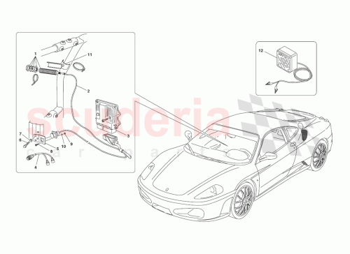 Part Diagram for Ferrari 10444587