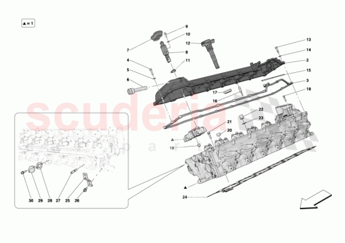 Part Diagram for Ferrari 984306