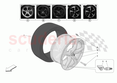 Part Diagram for Ferrari 775863