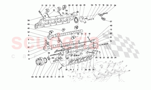 Part Diagram for Ferrari 126813