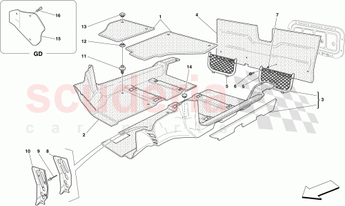 Part Diagram for Ferrari 66233300