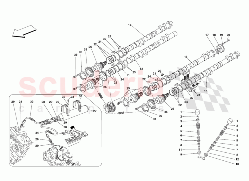 Part Diagram for Ferrari 199438