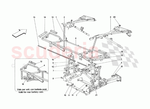 Part Diagram for Ferrari 148020