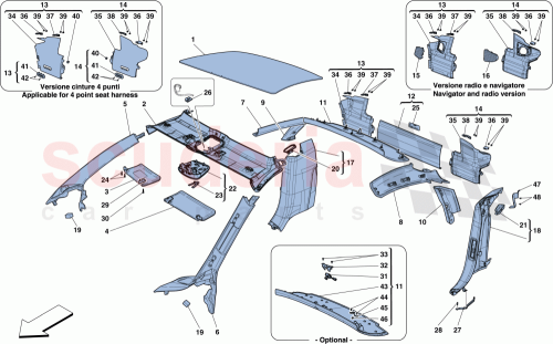 Part Diagram for Ferrari 85407400