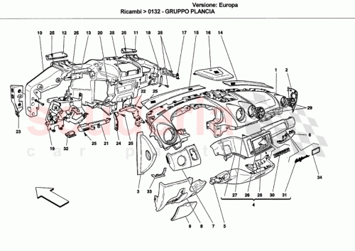 Part Diagram for Ferrari 808951