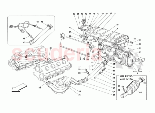 Part Diagram for Ferrari 144270