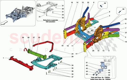 Part Diagram for Ferrari 292042