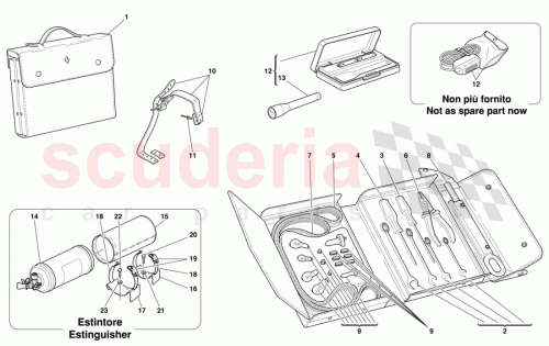 Part Diagram for Ferrari 182313