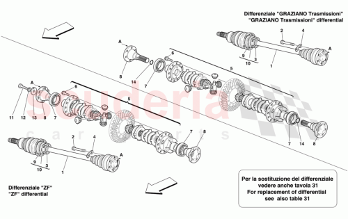 Part Diagram for Ferrari 153590