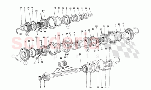 Part Diagram for Ferrari 70000619