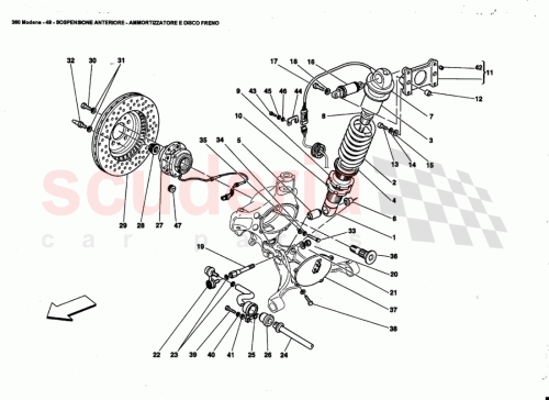 Part Diagram for Ferrari 165871