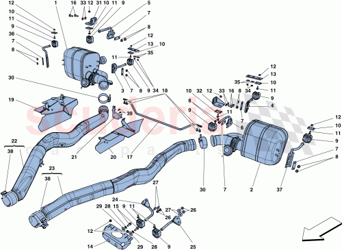 Part Diagram for Ferrari 337499