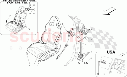 Part Diagram for Ferrari 83276700