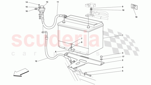 Part Diagram for Ferrari 159487