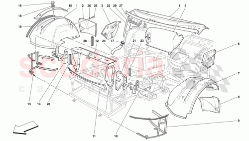 Part Diagram for Ferrari 63779500