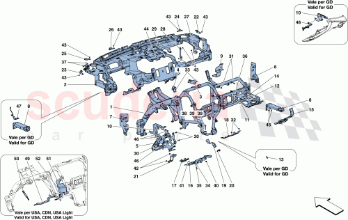 Part Diagram for Ferrari 89107400