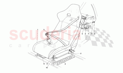 Part Diagram for Ferrari 62620200