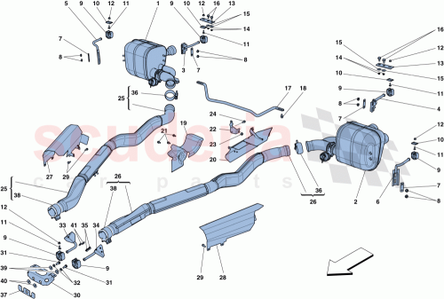 Part Diagram for Ferrari 268176