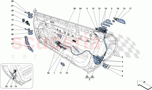 Part Diagram for Ferrari 87507400