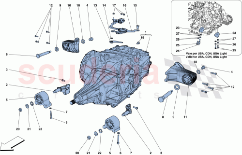 Part Diagram for Ferrari 322118