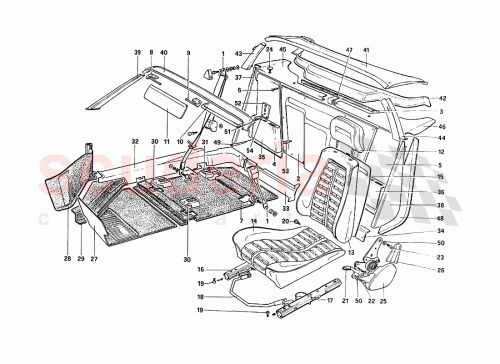 Part Diagram for Ferrari 61785100