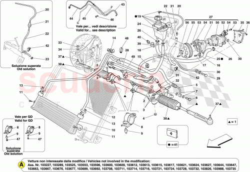Part Diagram for Ferrari 222606