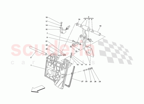 Part Diagram for Ferrari 180560