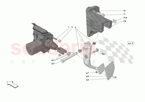 Part Diagram for Ferrari 016287524