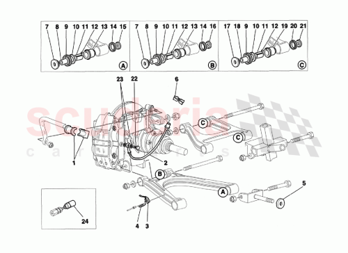Part Diagram for Ferrari 155808