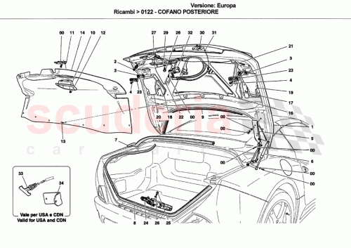 Part Diagram for Ferrari 69773100