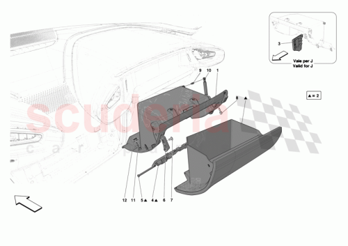 Part Diagram for Ferrari 968234