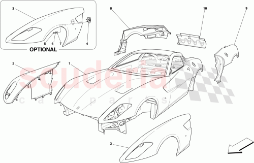 Part Diagram for Ferrari 68057311
