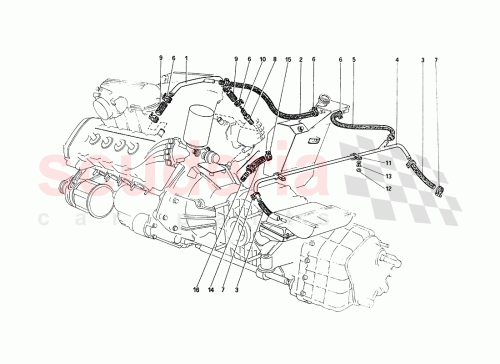 Part Diagram for Ferrari 118216
