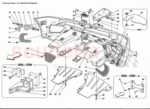 Part Diagram for Ferrari 67416200