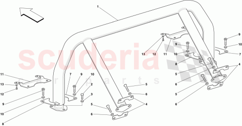 Part Diagram for Ferrari 69254800