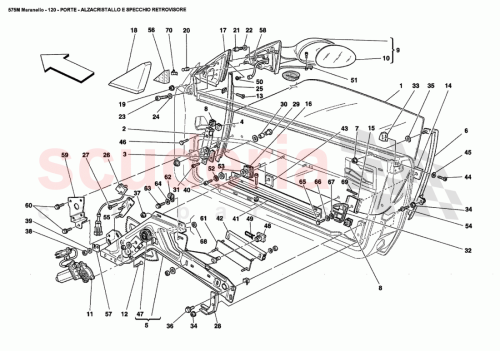 Part Diagram for Ferrari 64573600