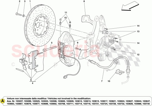 Part Diagram for Ferrari 70002544