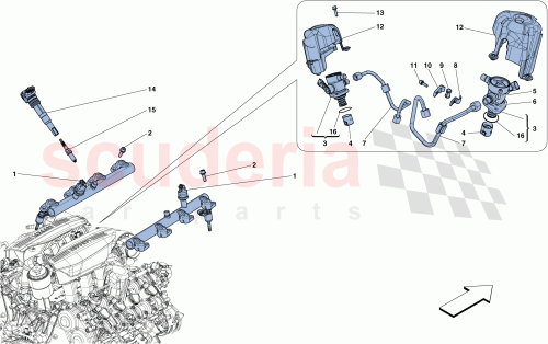 Part Diagram for Ferrari 310840