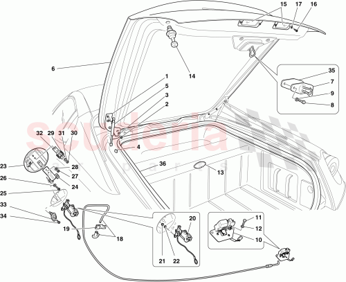 Part Diagram for Ferrari 66057300