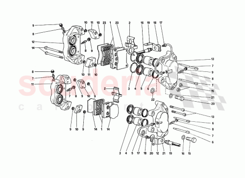 Part Diagram for Ferrari 134848
