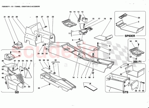 Part Diagram for Ferrari 65366800