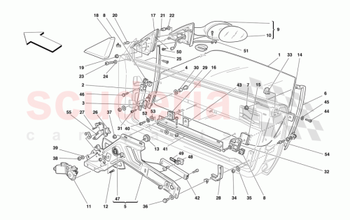 Part Diagram for Ferrari 66345300