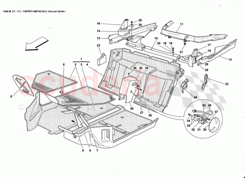 Part Diagram for Ferrari 644112
