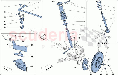 Part Diagram for Ferrari 291864