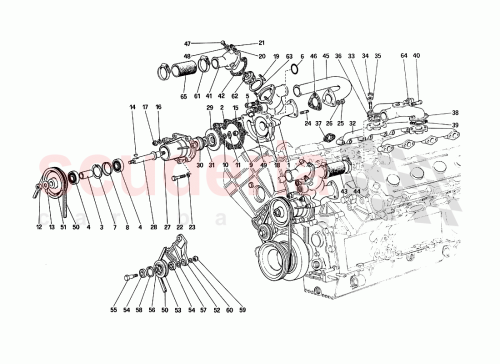 Part Diagram for Ferrari 135121