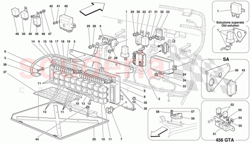Part Diagram for Ferrari 157498