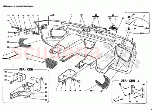 Part Diagram for Ferrari 65006300