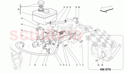 Part Diagram for Ferrari 156155