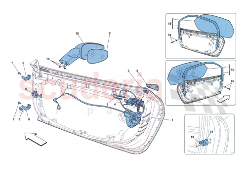 Part Diagram for Ferrari 83717800